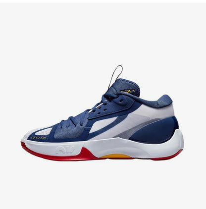 Nike genuine JORDAN men's comfortable shock-absorbing mid top practical basketball shoes DH0248-130