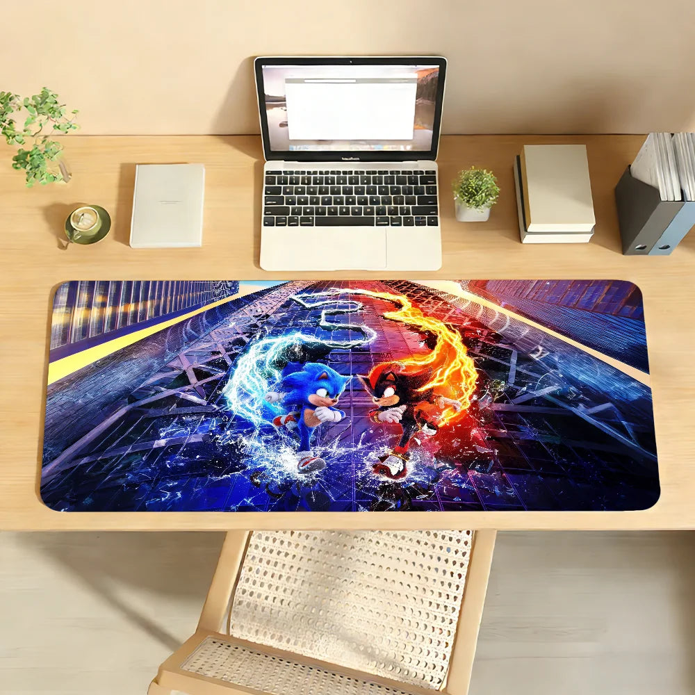 Game S-Sonic The H-Hedgehog Mouse Pad For Office Gaming And Keyboards Non-Slip Large Waterproof