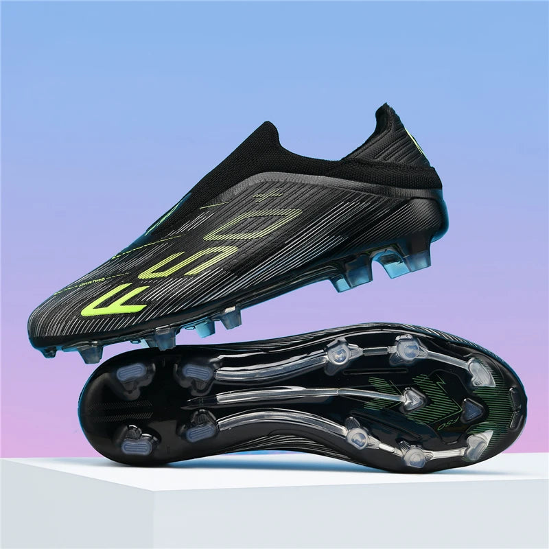 New Men Soccer Shoes High-quality Cleats Football Boots Sneakers Hot-selling Indoor Futsal Non-Slip Match Grass High-top Outdoor