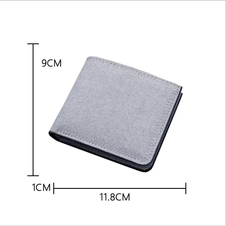 Cartoon Sonics Men Wallet Anime Kawaii Letter A-Z Short Wallet Multi-slot Credit ID Card Holder Foldable Male Canvas Coin Purses