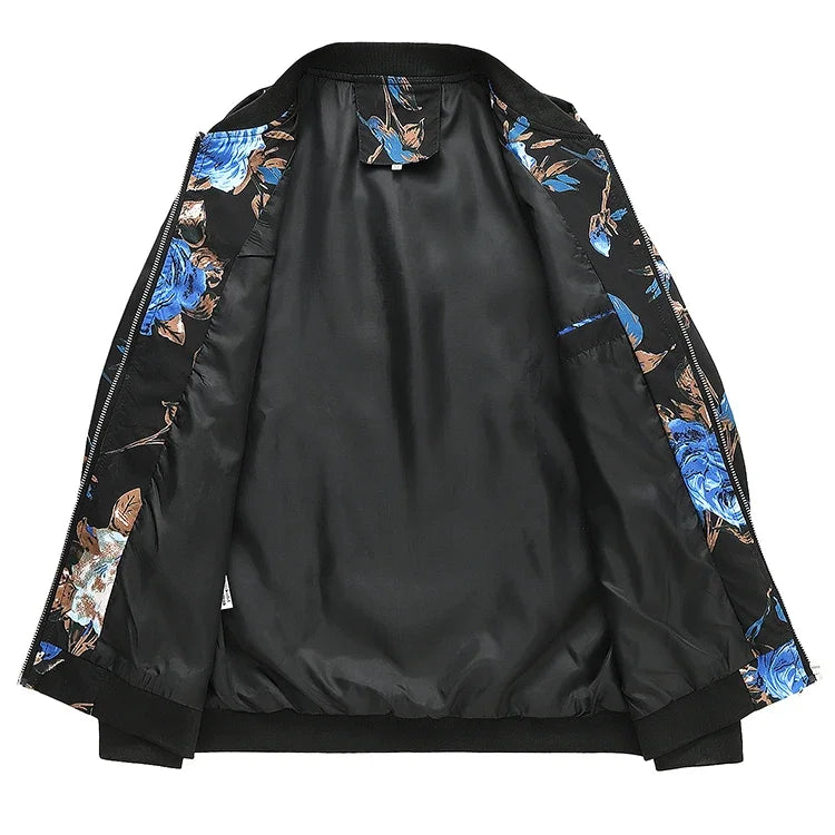 Spring new men's handsome colorful men's jacket, fashion casual youth Slim sports jacket, Asian size M-6XL