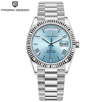 PAGANI DESIGN New DD36 Rose Gold Luxury Automatic Mechanical Watch For Men ST16 100M Waterproof AR Sapphire Glass Wristwatch Men