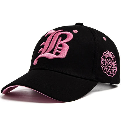 Summer Women Baseball Cap Cotton Fashion Letter Embroidery Sun Hat Casual Women's Visor Hats Outdoor Hip Hop Caps For Men Unisex