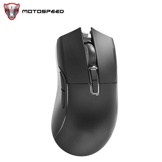 Motospeed Darmoshark N3 Pro Bluetooth Wireless Gaming Mouse Double 8K Tri-Mode Rechargeable PAW3395 64g Ergonomic Gamer Mouse
