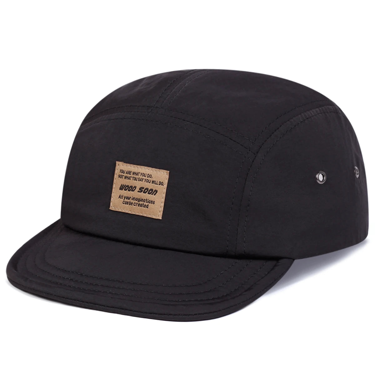 Unisex WOOD SOON Letter Label Quick Drying Baseball Caps Spring Summer Outdoor Adjustable Casual Hats Sunscreen Hat Sports Cap