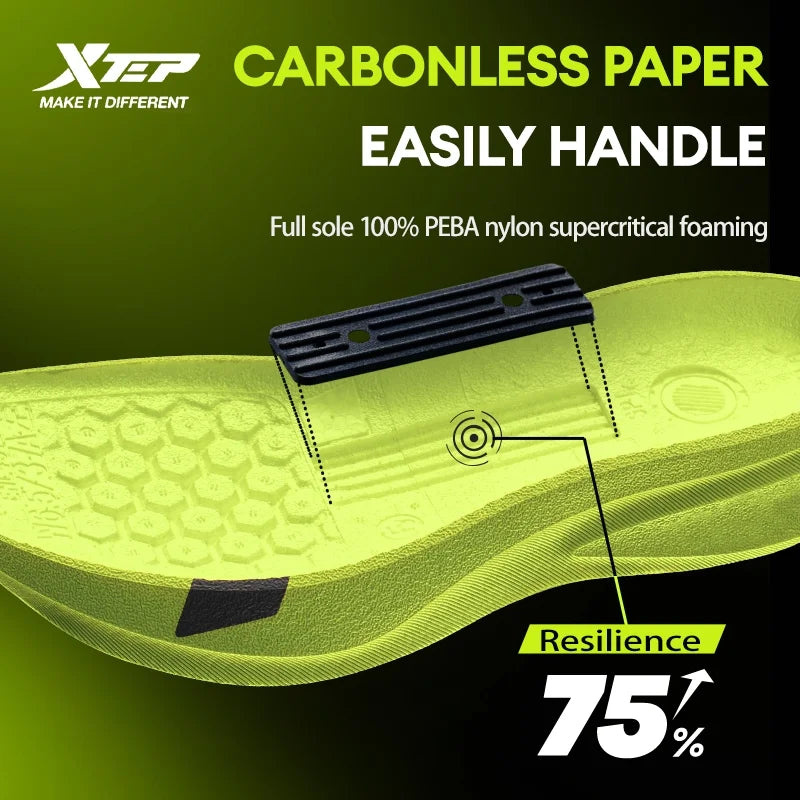 XTEP 2000km PRO Running Shoes For Men 2026 Spring Soft Durability Stability Comfort Lightweight Male Sports Sneaker 874219110026