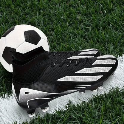 Fotbollsskor för män, New TF, sneakers för konstgräs och turf, ultralätta herrfotbollsskor, bekväma ankelhöga fotbollsskor för futsal och snabbt spel