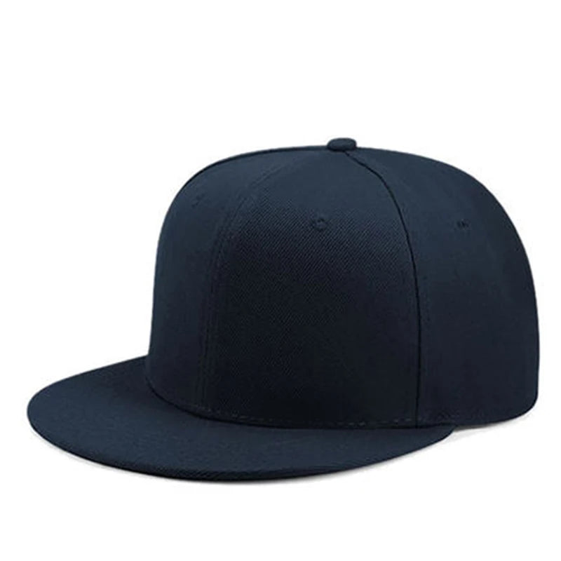 Fashion Solid Color Men Women Baseball Cap Hip Hop Caps  Snapback Hat Brim Shade Cap Bone Gorras Casquette Sports Cap  Sun Hat