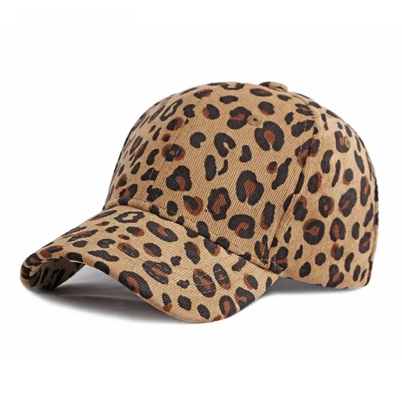 Wholesale NewFashion Spring Summer Unisex Leopard Print Baseball Caps Spring Autumn Outdoor Adjustable Casual Hats Sunscreen Hat
