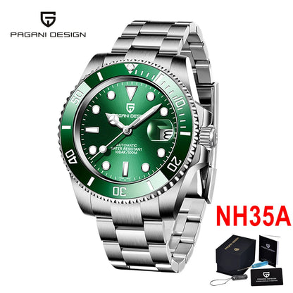 PAGANI DESIGN 2026 New Men's Watches Top Luxury Gold Automatic Mechanical Wrist Watch Men's Stainless Steel Waterproof Watch