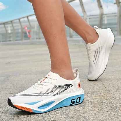 Nuove scarpe sportive da uomo e donna, sneaker da running, piastra in carbonio, da gara maschile per maratona, ammortizzanti, scarpe da allenamento per atletica