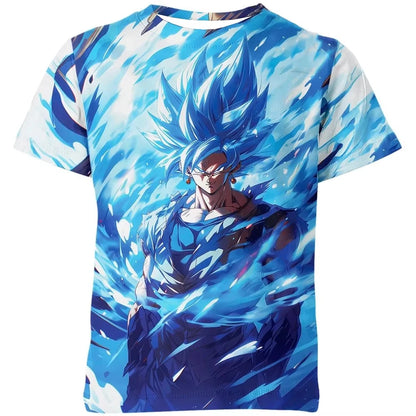 2026 Summer Dragon Ball T Shirt Kids Tops Tee Anime Figures Goku Super Saiyan T-shirt Boys T-shirts Children Short Sleeve Y2k