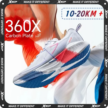 Xtep 360X professionelle Laufschuhe für Herren, Carbon-Platte, Marathon-PB-Sportschuh, leichtes ETPU-Material, Sneakers 976119110080