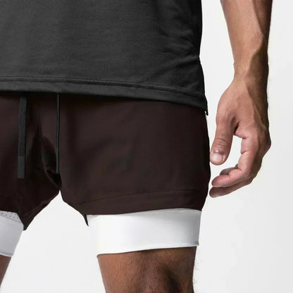 2026 Dragon Ball Anime Men's Shorts Sportswear Quick Dry Gym Pants Double-layer 2 in 1 Shorts Y2k Summer Breathable Streetwear