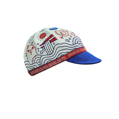 style Casquettes de cyclisme Casquettes de sport d'été respirantes pour le vélo Séchage rapide Polyester Casquettes noires et bleues Classiques