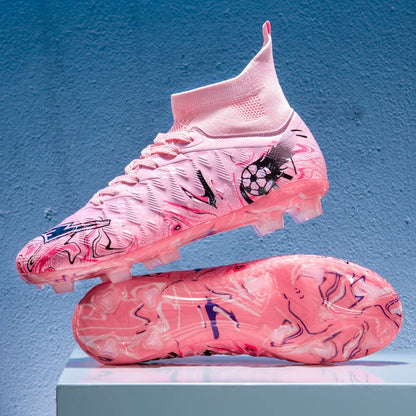 Neue professionelle Fußballschuhe für Herren, rutschfeste Fußballstiefel, Unisex, atmungsaktiv, für Futsal und Sport, neue Stollenschuhe, Dropshipping, ultraleicht