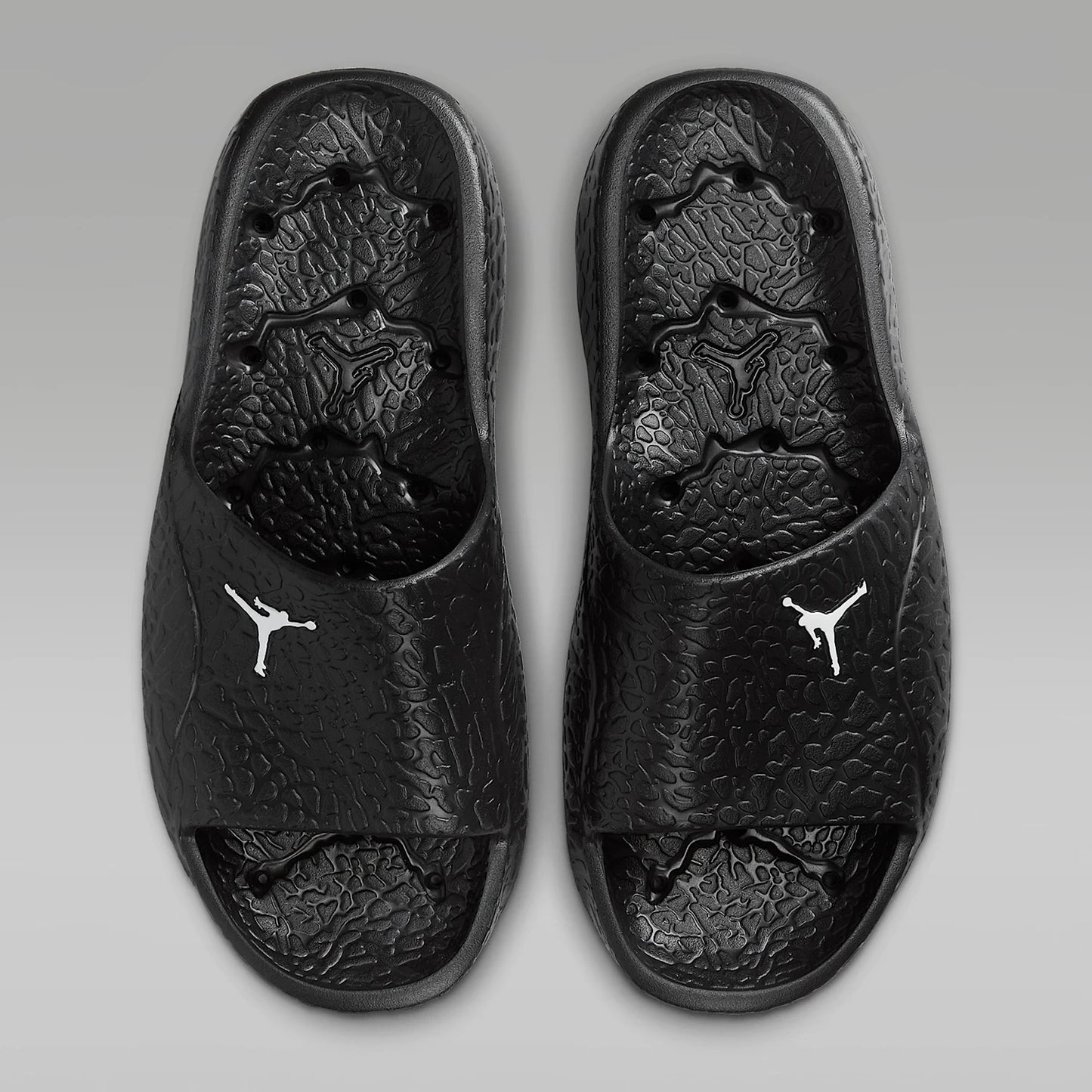 Sandali da bagno uomo Nike Genuine Jordan con texture effetto crack HQ2163-001