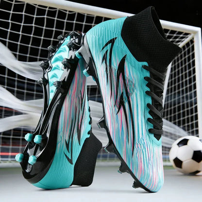 Nouvelles chaussures de football pour hommes, chaussures de football professionnelles ultralégères, chaussures d'entraînement sur gazon, baskets de match, sport de plein air, antidérapantes, unisexes