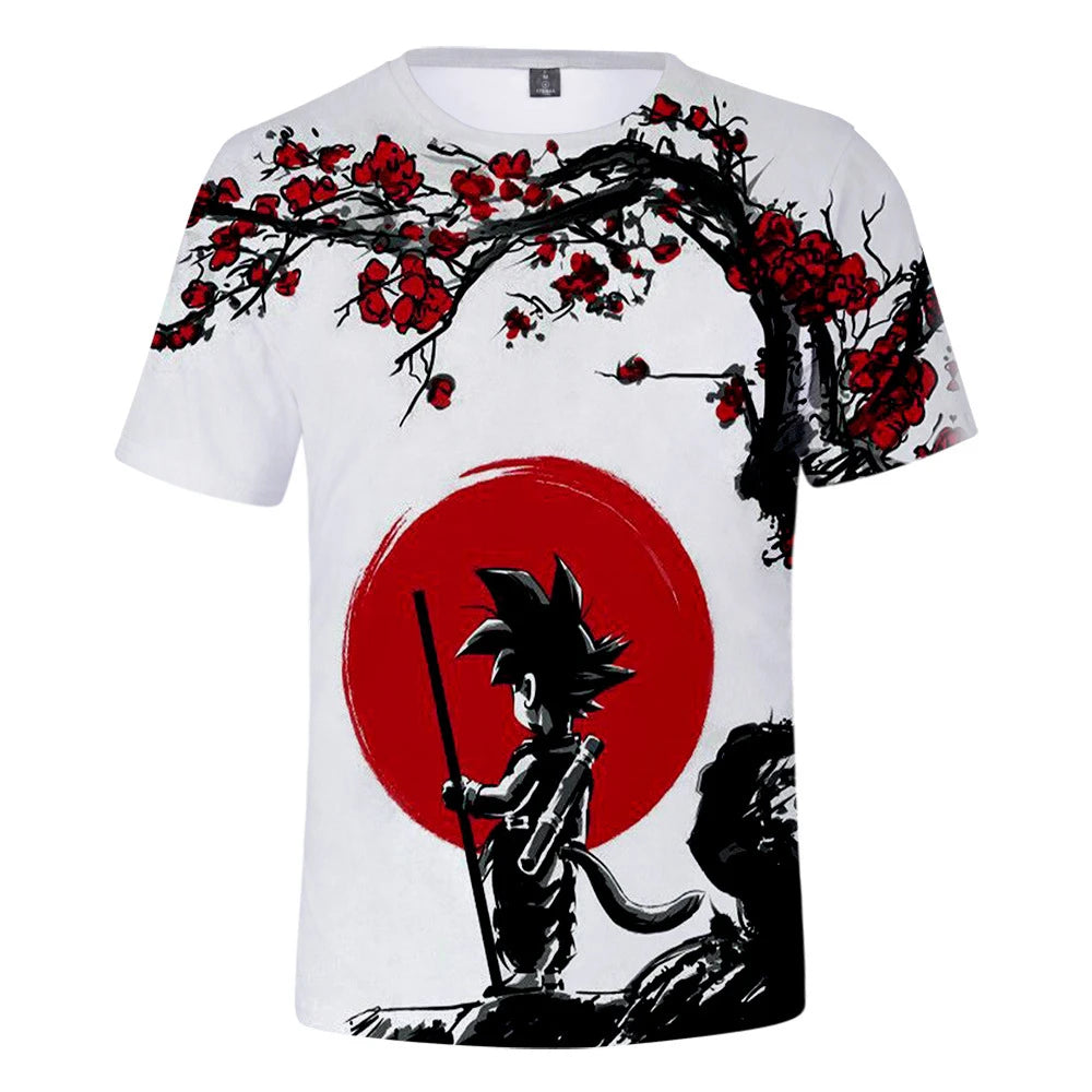 Men's T-shirts Dragon Ball Z T-shirt Boys Clothes Children's Clothing Summer Short Sleeve Kids Cartoon Tee Tops Baby Boy T Shirt