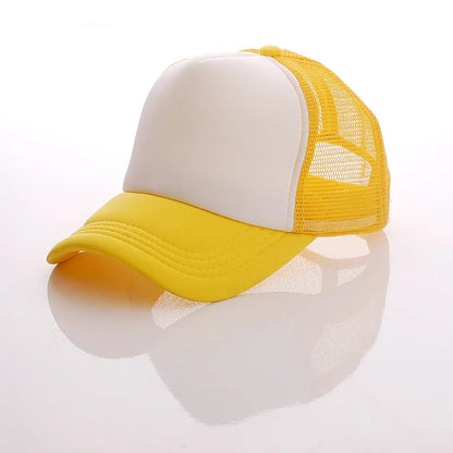 Sublimation Blank Hats Baseball Cap Snapback Hat For Boy Men Women Adjustable Hats Fashion New Sports Advertising Caps
