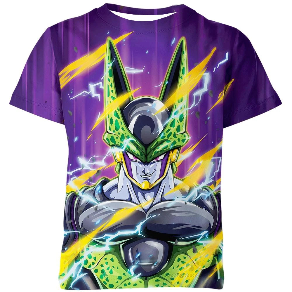 2026 Summer Dragon Ball T Shirt Kids Tops Tee Anime Figures Goku Super Saiyan T-shirt Boys T-shirts Children Short Sleeve Y2k