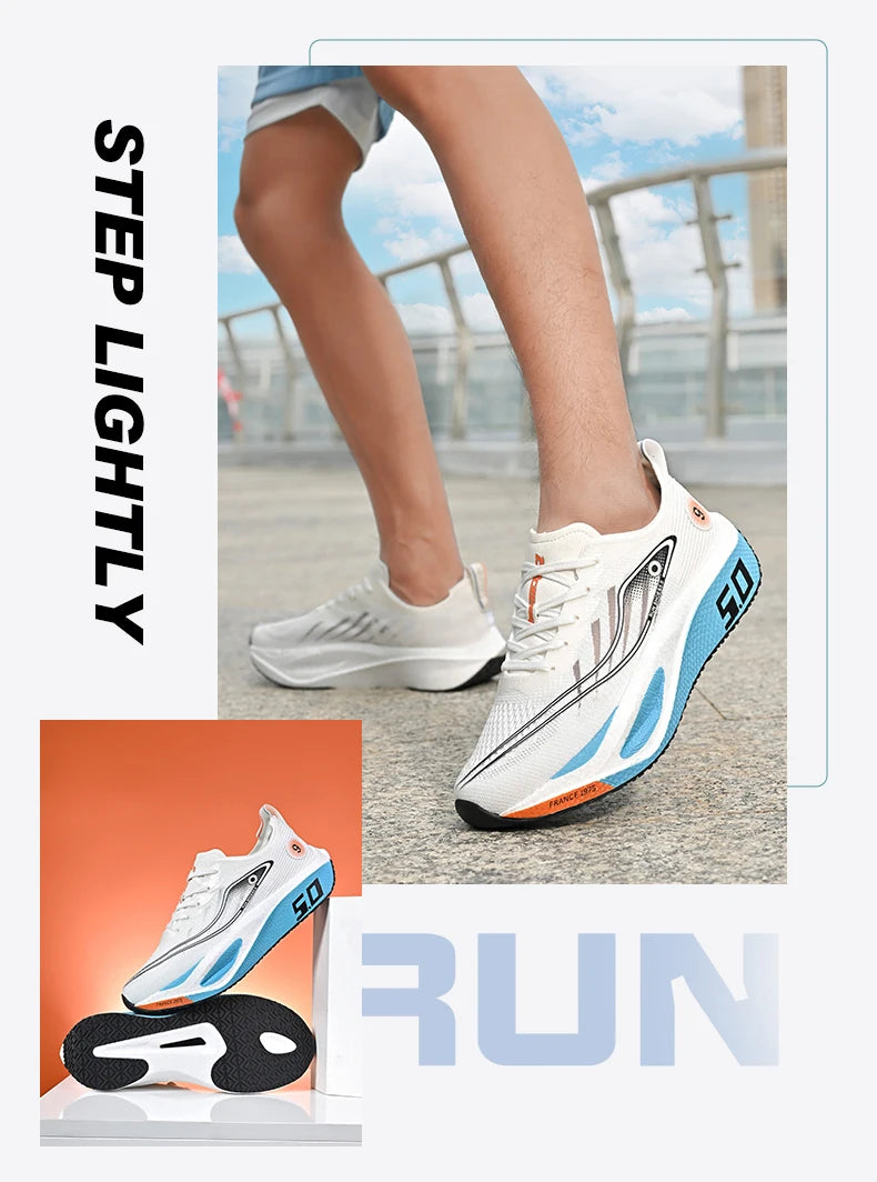 Nuove scarpe sportive da uomo e donna, sneaker da running, piastra in carbonio, da gara maschile per maratona, ammortizzanti, scarpe da allenamento per atletica