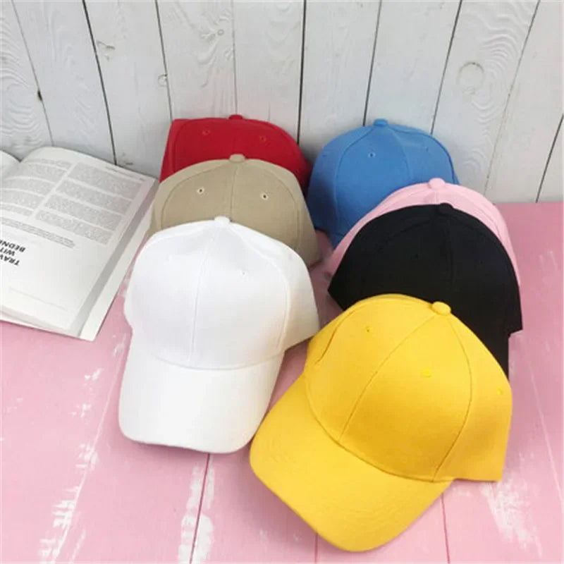 Unisex Cap Casual Plain Baseball Cap Adjustable Snapback Hats For Women Men Hip Hop Cap Street Dad Hat