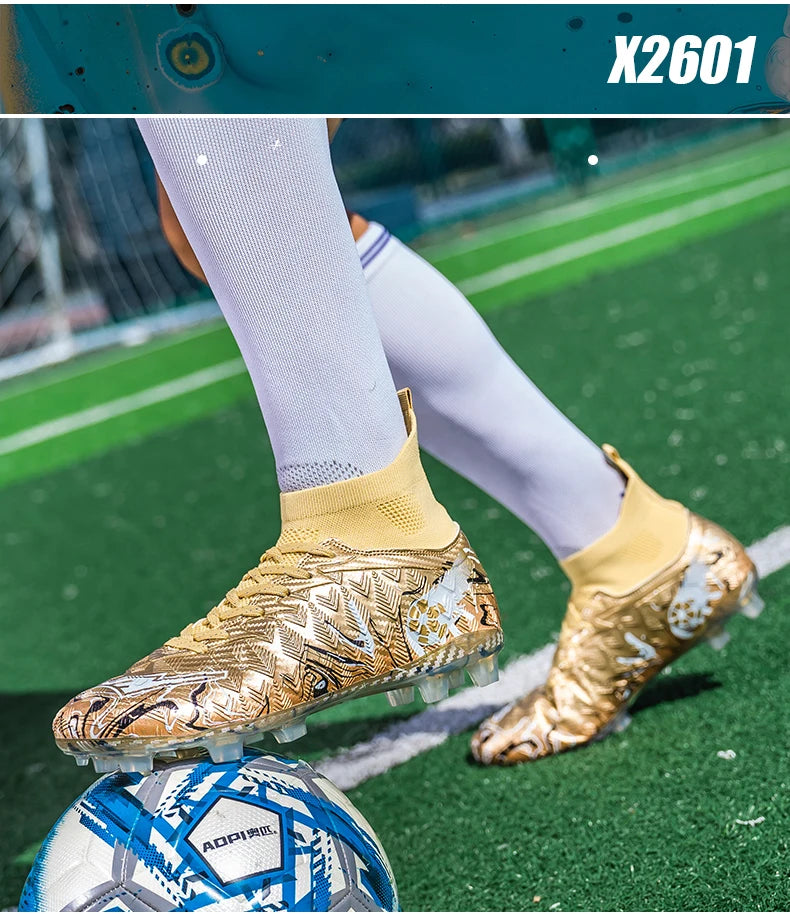 Neue professionelle Fußballschuhe für Herren, rutschfeste Fußballstiefel, Unisex, atmungsaktiv, für Futsal und Sport, neue Stollenschuhe, Dropshipping, ultraleicht