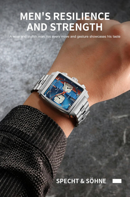 Men's Watches 2025 New Hot Luxury Quartz Wrist Watch Japan VK64 Chronograph Trendy Sport Waterproof