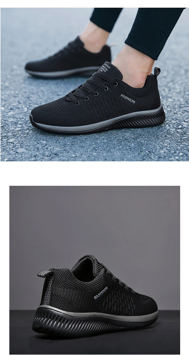 Men's Running Shoes Breathable Light Comfortable Men's Casual Shoes Tennis Outdoor Slip-On Walking Sneakers