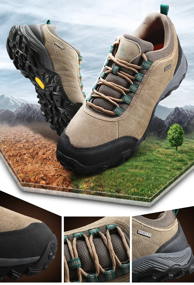 HUMTTO Wanderschuhe für Herren, luxuriöse Designer-Winter-Kletter- und Trekking-Sneaker aus Leder, Outdoor-Sport- und Arbeitsschuhe für Herren 110282A