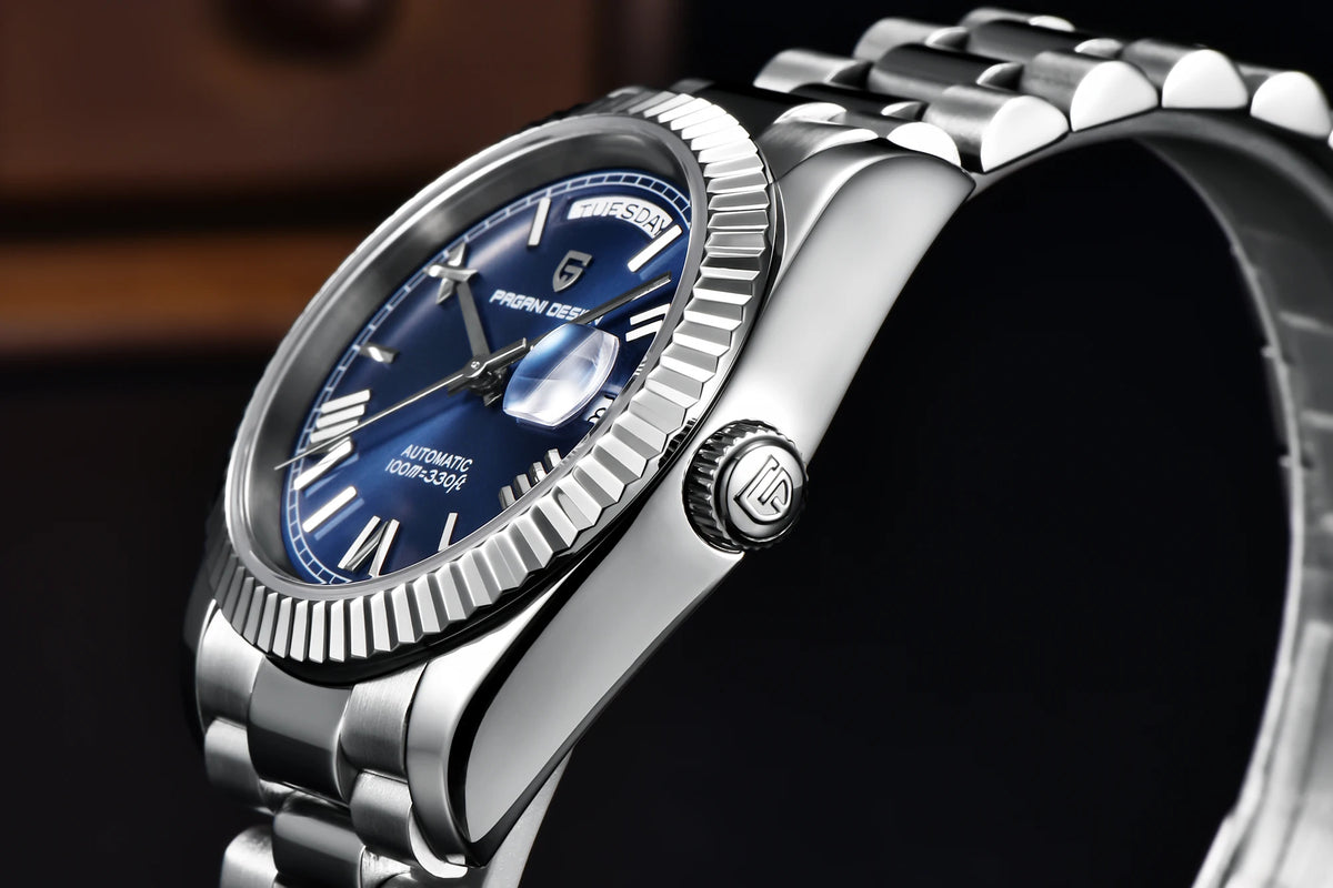 PAGANI DESIGN DD36 Luxury Automatic Watch For Men AR Sapphire Glass Stainless steel Mechanical  Wristwatch EU Warehouse delivery
