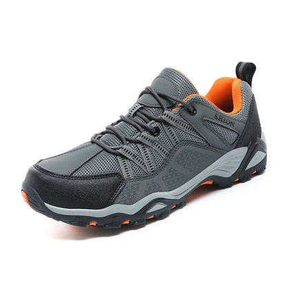 Marken-Wanderschuhe für Herren, atmungsaktive Mesh-Reiseschuhe, wasserdichte Outdoor-Schuhe für Jagd und Angeln, Berg-, Offroad-, Reit- und Sportschuhe