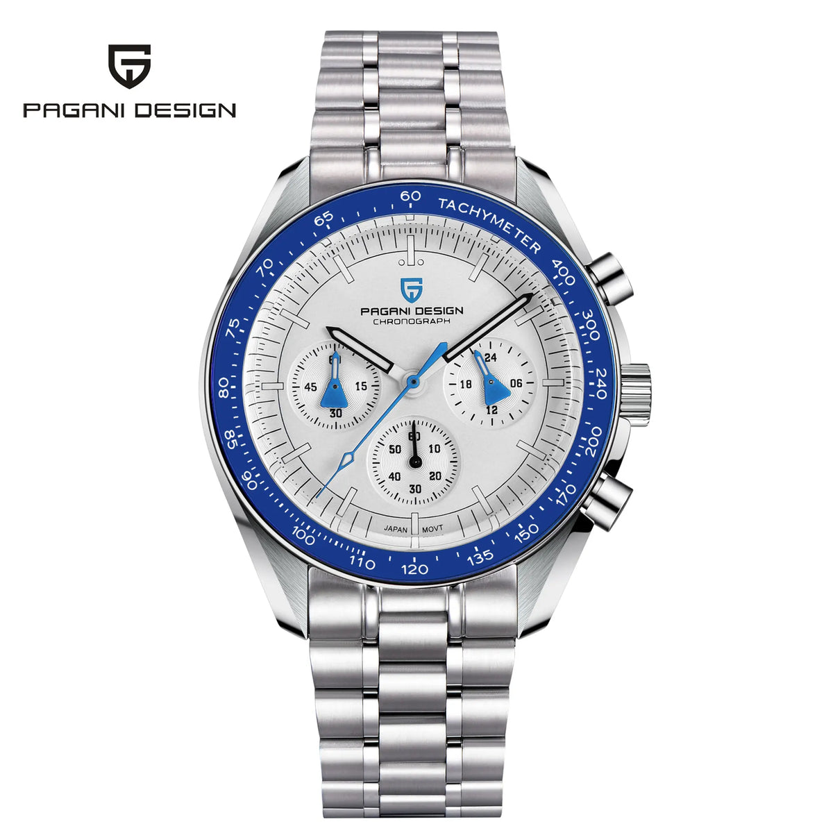 PAGANI DESIGN 2026 New Meteorite pattern dial Luxury Quartz Watch For Men Speed Sport Chronograph AR Sapphire crystal Wristwatch