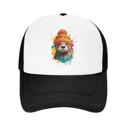 Unisex Steve Is Not Getting Smarter As He Gets Older Otter  Trucker Hats Mesh Baseball Cap Dad Hat  Adjustable Trucker Cap