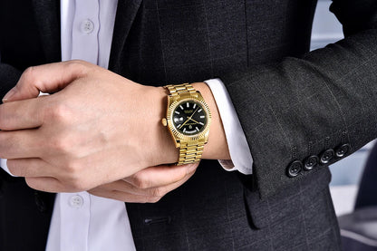 PAGANI DESIGN New DD36 Rose Gold Luxury Automatic Mechanical Watch For Men ST16 100M Waterproof AR Sapphire Glass Wristwatch Men