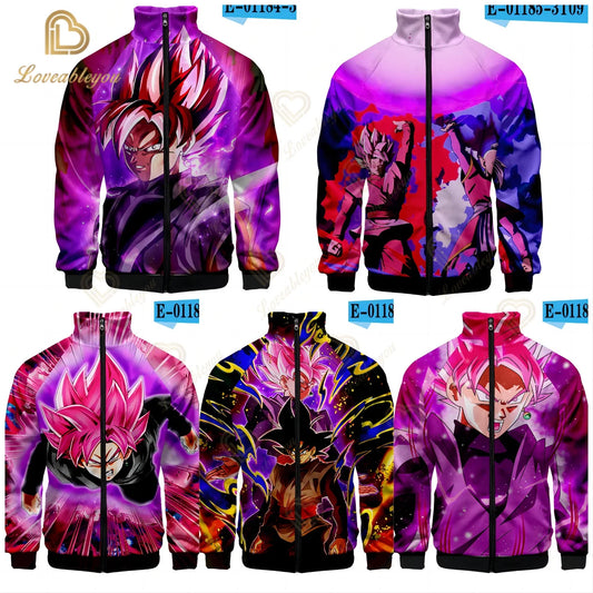 Dragon Ball Goku Hoodies Kids Boys Sweatshirts Anime Clothes Costume Hoody Gohan Beerus Pullovers Men Women Tracksuits Tops