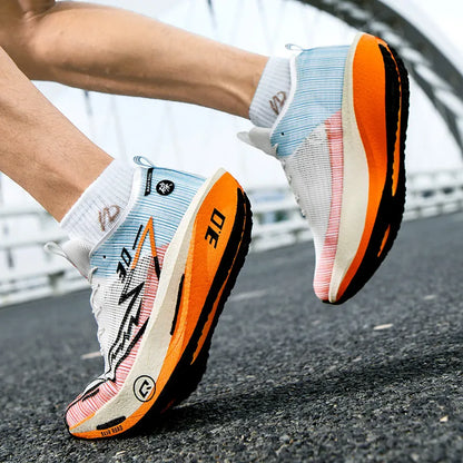 Sapatilhas de Homem em Mesh Confortáveis 2025, Ténis de Corrida com Placa de Carbono 3.0, Amortecimento, Desporto, Treino, Jogging e Corrida Especializada