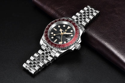PAGANI DESIGN V4 40MM GMT NH34 Luxury Men's Watches Top Fashion Automatic Mechanical Watches for Men Sapphire Waterproof Clock