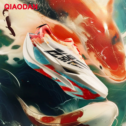 QIAODAN Feiying PB6.0 Homem 2026 Sapatilhas Desportivas de Competição para Maratona Novas com Placa de Carbono Suspensa Integral QDB023261299
