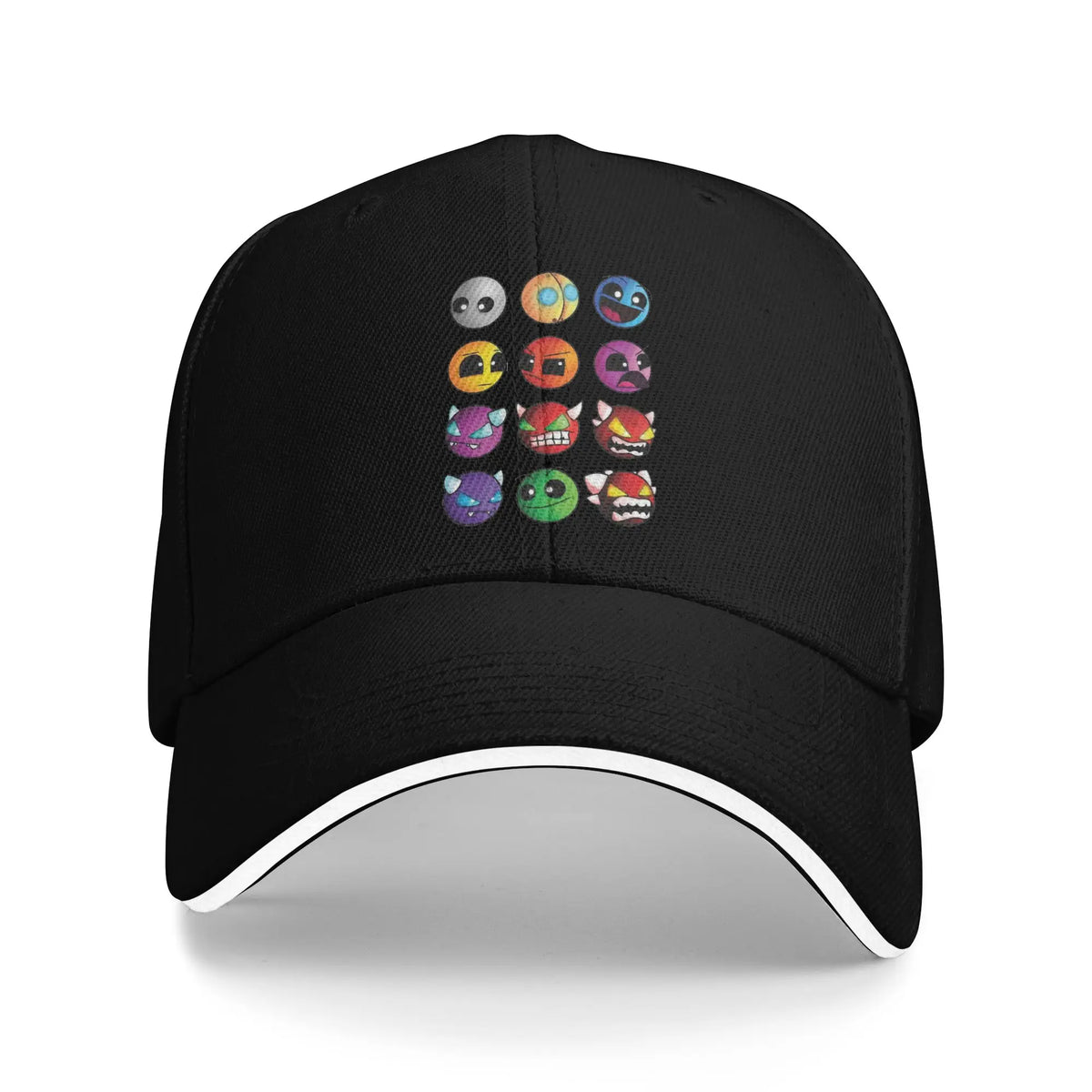 Casquette de baseball « Geometry Game Dash » décontractée, sans blocage, style « sandwich », pour hommes et femmes, respirante, adaptée aux activités sportives