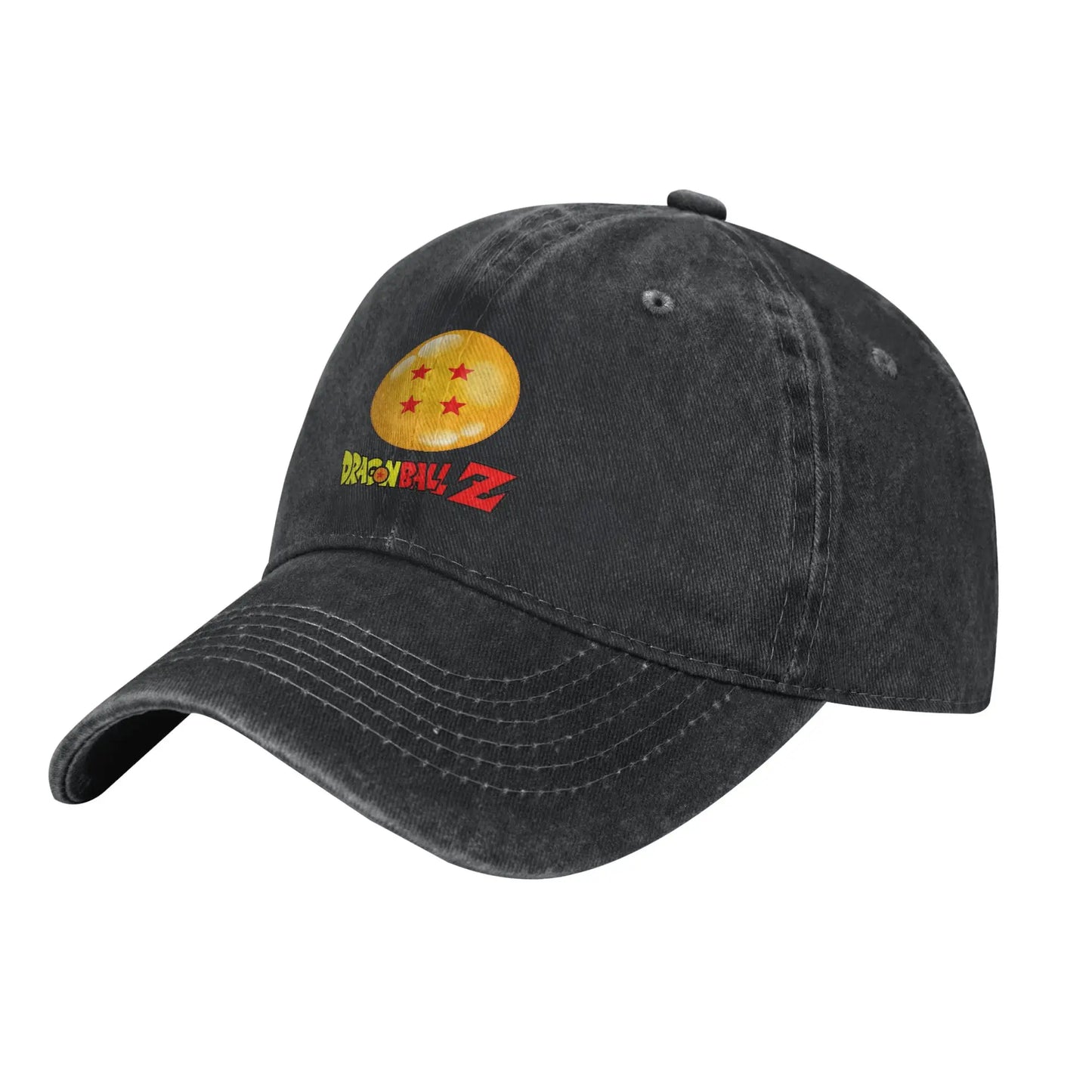 Star Dragon Sphere Anime Goku Unisex Style Baseball Caps Dragon Ball Distressed Denim Hats Cap Outdoor Adjustable Fit Sun Cap