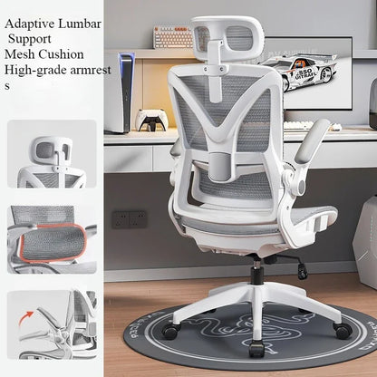 Adjustable Breathable Mesh High Density Sponge Seat Silla De Escritorio Ergonomic Gaming Chair 3D Lumbar Support Racing Swivel