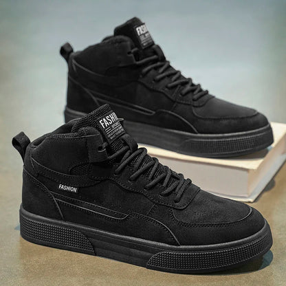 Breathable Men's Casual Shoes Skate Shoes Mid-Top Breathable Versatile Sports Shoes Suitable for All-Day Wear