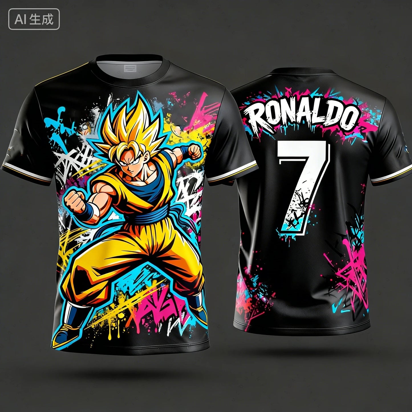 2026 New Arrivals Dragon Ball Z Goku Vegeta Special Edition Football Jersey Ronaldo No.7 Football T-shirt Fan Special Jersey top