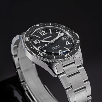 SEESTERN Diver Men Watch Automatic Mechanical Wristwatches NH35 Movement Ceramic Bezel 20Bar Waterproof Sapphire Luminou S434-2