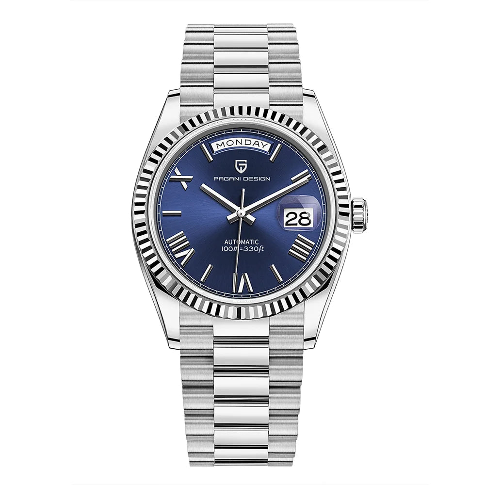 PAGANI DESIGN New DD36 Rose Gold Luxury Automatic Mechanical Watch For Men ST16 100M Waterproof AR Sapphire Glass Wristwatch Men