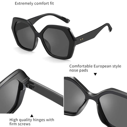 ZENOTTIC Butterfly Sunglasses Women Fashion Design Big Eyewear Shades for Ladies Uv400 Travel Oversize Sun Glasses
