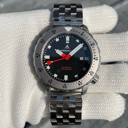 STEELFLIER Official SF752 Fashion Mechanical Wristwatch NH35 Movement Super BGW9 Luminous 20Bar Waterproof Luxury Dive Watches