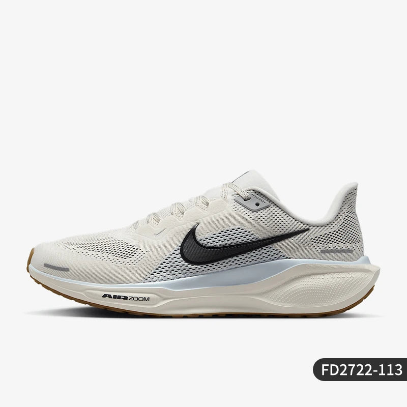 Pantofi de alergare Nike oficiali, autentici, pentru bărbați, cu talpă groasă din plasă și amortizare AIR ZOOM, model FD2722-113